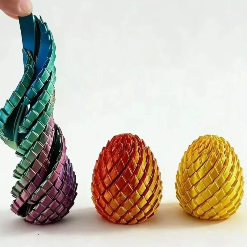 3D Printing Egg - Drukowane w 3D spiralne jajo smoka