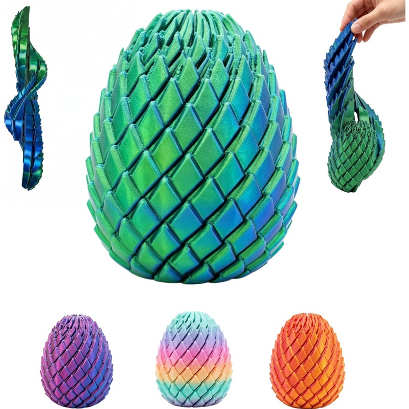 3D Printing Egg - Drukowana w 3D zabawka antystresowa, kręcące