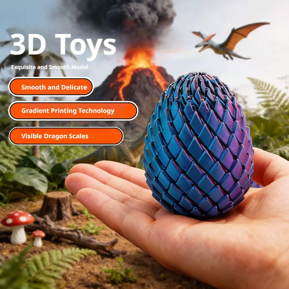 3D Printing Egg - Zabawna, drukowana w 3D jajko smoka,