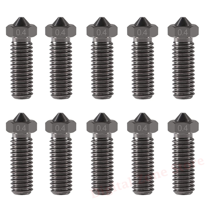 3D Printing Pdf - 10pcs V6 stal hartowana wulkan dysza
