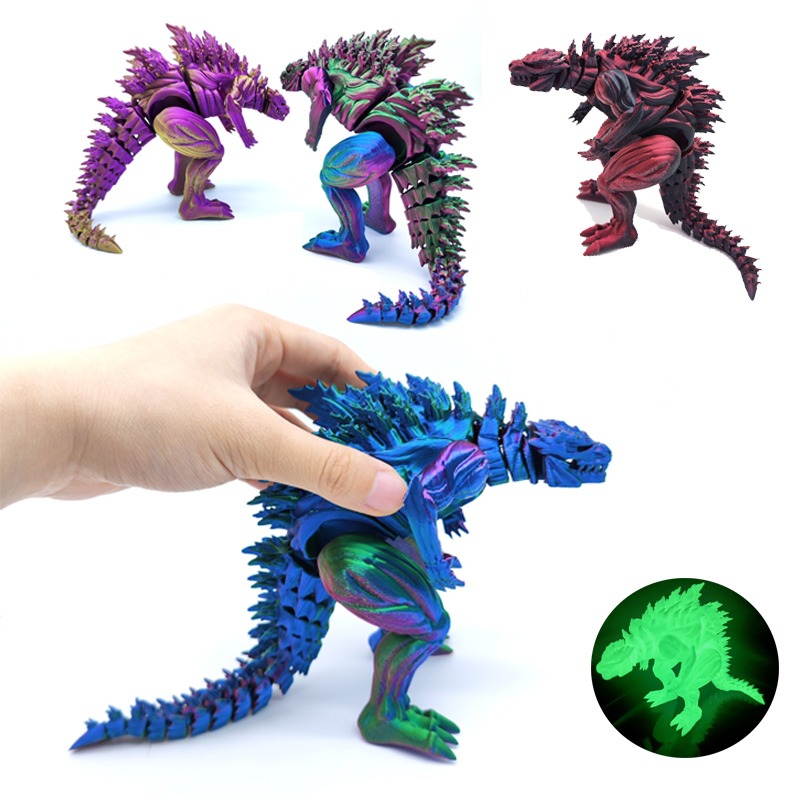 3D Printing Mockup - Figurka dinozaura z mięśniami, drukowana 3D,