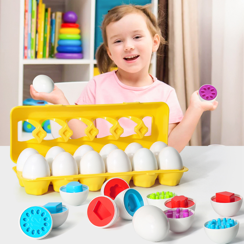 3D Printing Egg - Jajka śruby Puzzle 3D Montessori nauka