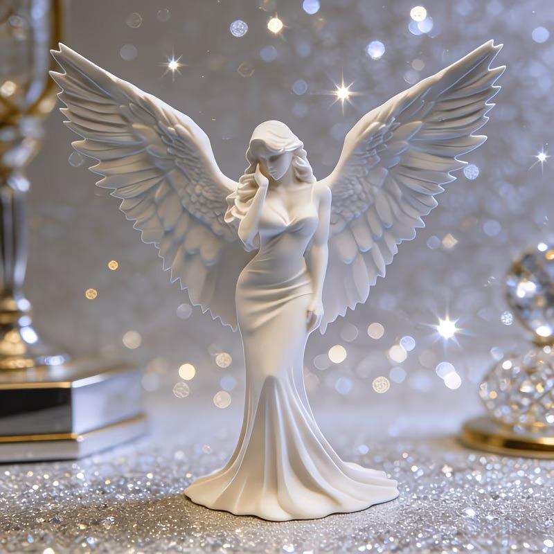 3D Printing Mockup - Nowa·Statua modlącego się anioła wykonana w