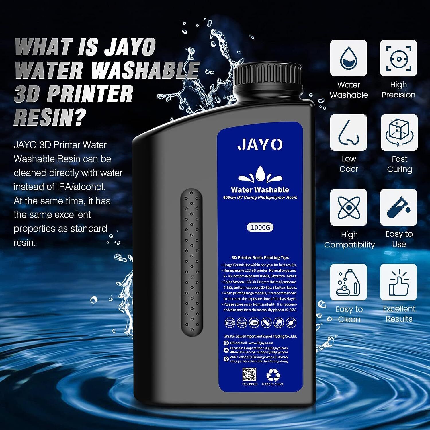 JAYO Standard / Podobny do ABS – 3D Printing Uv Resin recenzja i cena