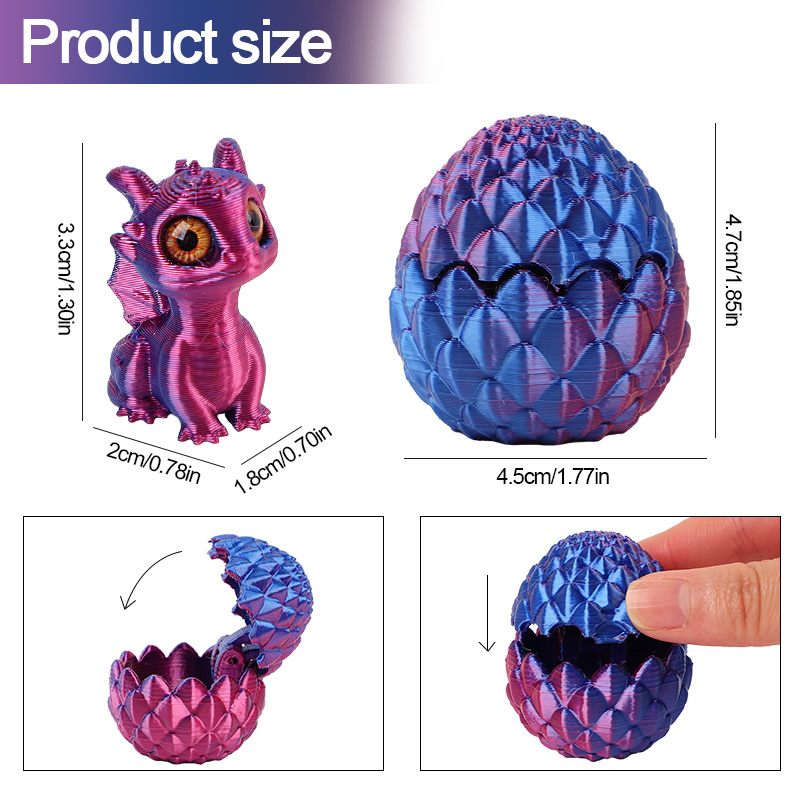 Urocze jajka smoków drukowane  – 3D Printing Egg recenzja i cena