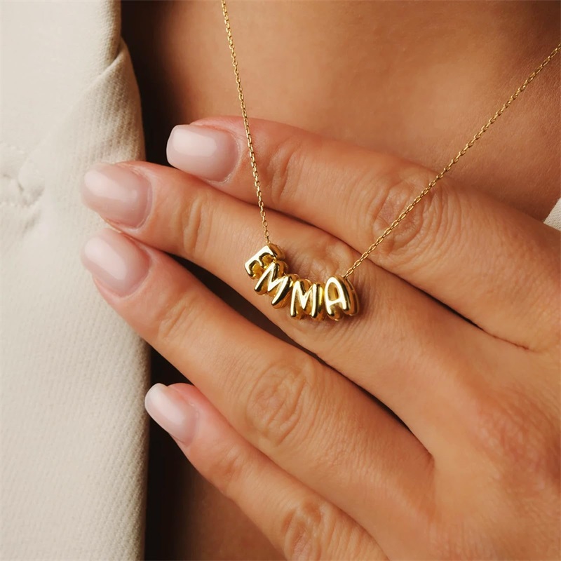 Naszyjniki z literami typu bub – 3D Printing Jewellery recenzja i cena