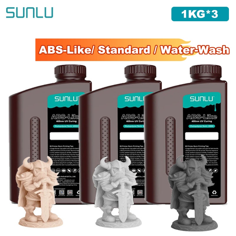 SUNLU 3KG Żywica typu ABS-Like – 3D Printing Uv Resin recenzja i cena