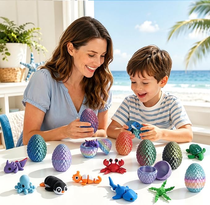 24 szt. Drukowane w 3D Jajka N – 3D Printing Egg recenzja i cena