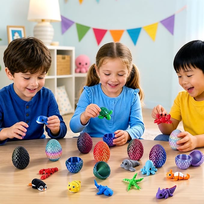 24 szt. Drukowane w 3D Jajka N – 3D Printing Egg recenzja i cena